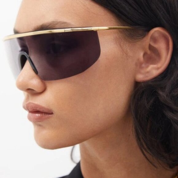 NEW Tom Ford FT0980/S 30A PAVLOS-02 Gold Grey Shield Unisex Sunglasses TF 098/S - Picture 9 of 13